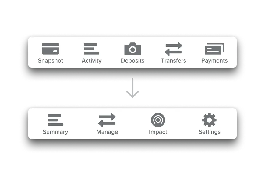 App Restructure