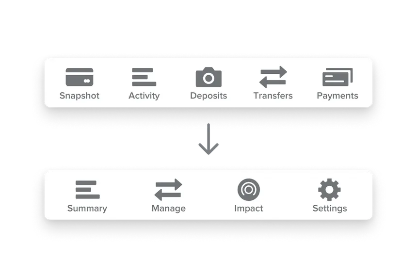 App Restructure