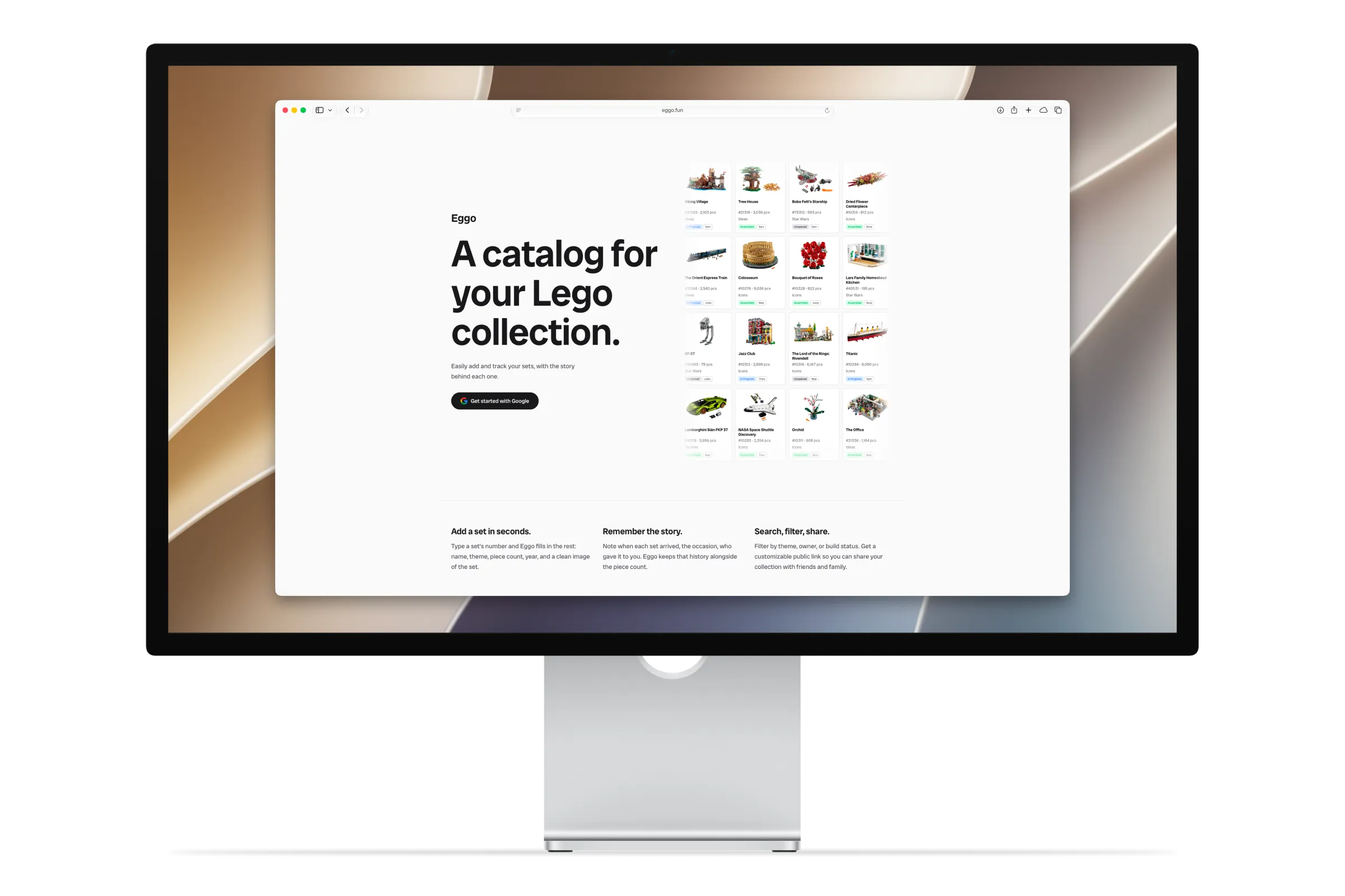 Eggo Collection Site